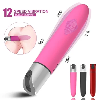 Заряжаемый через USB Мини мощный вибратор-пуля, женский стимулятор клитора, Вагинальная точка G, Эротические вибраторы для мастурбации, секс-игрушки для взрослых