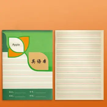 Языковой класс Китайский Английский Пиньинь Тетрадь для упражнений Студенческая тетрадь Словарный Запас Тетрадь для упражнений Тянь Цзыге