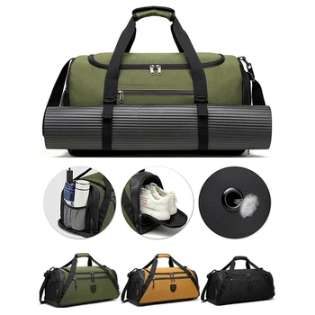 Модная спортивная сумка для мужчин и женщин, спортивная сумка для йоги с отделением для обуви, сумка для занятий фитнесом для кемпинга, походная дорожная сумка