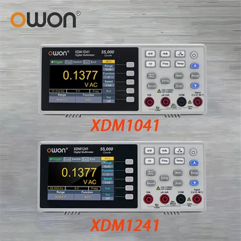 OWON 4 1/2 XDM1041 XDM1241 Цифровой Мультиметр Портативный Настольный True RMS DC/AC Текущее Напряжение USB Multimetro Тестер Метр