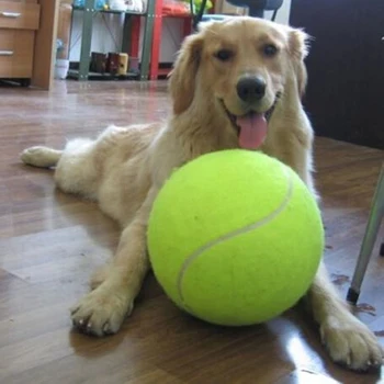 9,5-дюймовая большая собака-гигант, щенок, игрушка для метания теннисных мячей