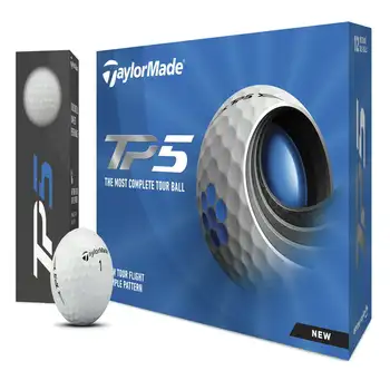 2021 мяч для гольфа TP5, белый, 12 упаковок