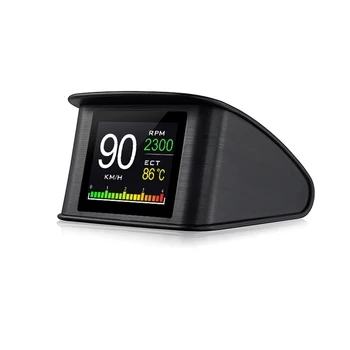 Умный головной дисплей 2,2-дюймовый цифровой спидометр OBDII, автомобильный головной дисплей с отображением скорости, расстояния, времени и многого другого