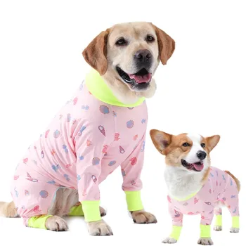 Легкая пижама для собак Four Feet После операции, комбинезоны для собак 4 Legs, комбинезоны для собак, футболка, костюм для щенка бульдога