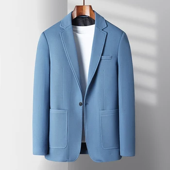 Высококачественный новый бутик, весенне-осенний Красивый повседневный Корейский вариант, модный тренд, тонкий мужской маленький пиджак
