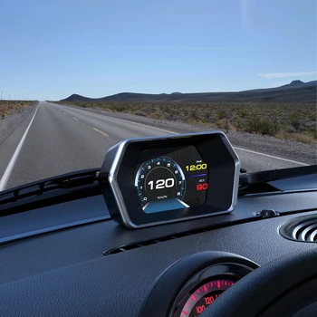 Автомобильная электроника HUD Головной дисплей Автоматический дисплей OBD2 + GPS Автомобильный компьютер Цифровой спидометр