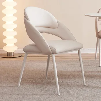 Металлические кухонные свадебные стулья White Nordic для мобильных кухонных мероприятий Обеденные стулья Relax Muebles для ресторана Hogar Мебель для зала