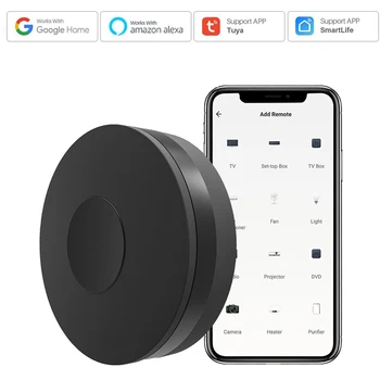 Tuya WiFi Smart Universal IR Remote Controller APP Remote Control Работает с Alexa Google Home Smart Home Automation