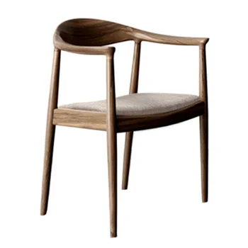 Обеденные стулья с обивкой в винтажном стиле, деревянные Дизайнерские стулья в скандинавском стиле для гостиной, реплика мебели для столовой Sedie Sala Da Pranzo