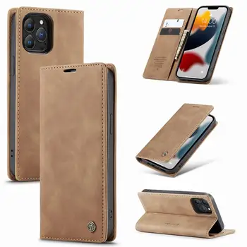 Чехол-бумажник Для Iphone 15 Pro Max 14 6 7 8 Plus 5 S Кожаные Чехлы Для телефонов на 13 12 Mini 11 Pro XR X XS MAX SE 2020 2022 Откидная Крышка