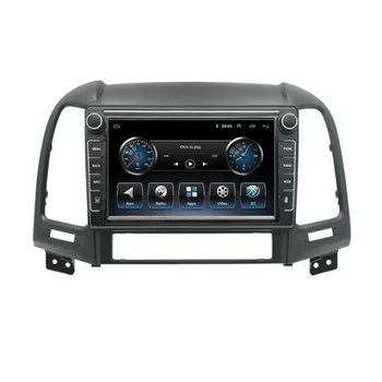Автомобильный Радио Мультимедийный Плеер Для Hyundai Santa Fe 2 2006-2012 Android Auto 2 Din Carplay Стерео GPS DVD Головное Устройство Камера