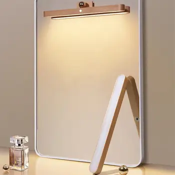 Креативный светильник под шкафом, Перезаряжаемый Кухонный светильник, Подвесная настольная лампа с магнитным светодиодом, подсветка зеркала в ванной, настольные лампы