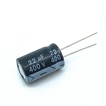 10ШТ Высокое качество 400V22UF 13*20 мм 22 МКФ 400V 13*20 Электролитический конденсатор