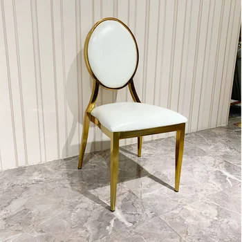 Золотой обеденный стол, стул для отдыха, роскошный скандинавский дом, кресло для отдыха, салонный стиль, Mueble De Cocina, мебель для гостиной CC50CY