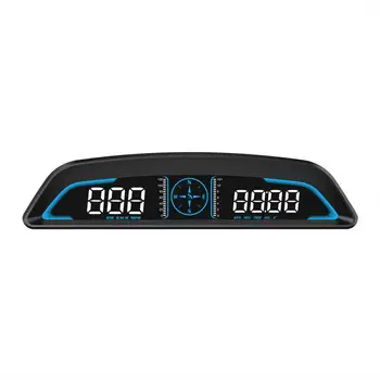 Цифровой GPS спидометр HUD Автомобильный дисплей высокой четкости HUD Цифровые датчики с адаптивным датчиком освещения Экран высокой четкости