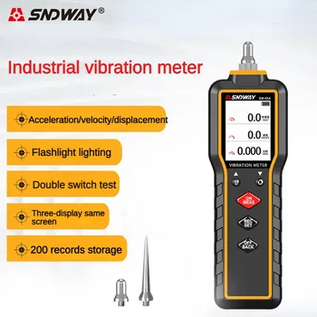 Ручной виброметр SNDWAY, цифровой инструмент для измерения вибрации, виброинструмент SW-65A