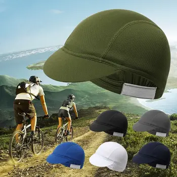 Мужская Быстросохнущая велосипедная шляпа, Велосипедная кепка, шлем, Подкладка, Шляпа из сетчатой дышащей ткани, Шляпа для верховой езды, аксессуары для спорта на открытом воздухе