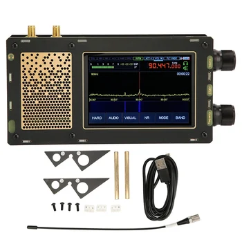 Малахитовый DSP SDR-приемник, 3,5-дюймовый Сенсорный экран с частотой от 50 кГц до 2 ГГц, Поддержка Коротковолнового радио с 2 Антеннами, с Отверстием Для охлаждения
