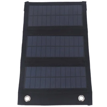Складная Солнечная Зарядная Панель с Интерфейсом USB Выход 5 В Складной Монокристаллический Кремний Солнечная Панель Зарядное Устройство Плата 8 Вт