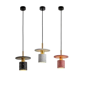 Постмодернистский светодиодный подвесной светильник из мраморного камня с подсветкой для внутреннего освещения, подвесные светильники Lampen для столовой
