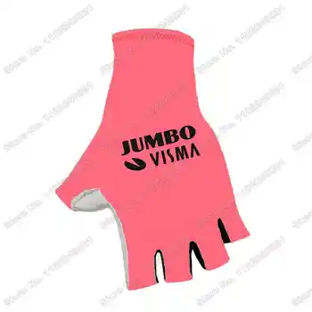2023 Розовая Команда Jumbo Visma Велосипедные Перчатки Italy Tour Bicycle Гелевые Перчатки На Полпальца Мужские Майки Для Шоссейных Велосипедов MTB Guante Ciclismo