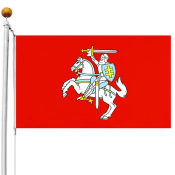 Флаг Литвы 3x5 футов (государственный) Баннер Ensign из полиэстера 90x150 см Литва Литовский прапорщик