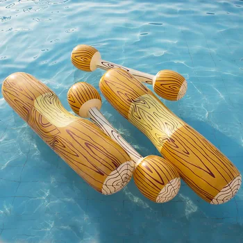 Надувной плот для бассейна, Надувная игрушка для столкновения с плотом, поплавки для бассейна, деревянная палка, игрушка для надувной лодки для взрослых