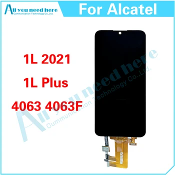 Для Alcatel 1L 2021 / 1L Plus 4063 4063F ЖК-дисплей с сенсорным экраном, дигитайзер в сборе, замена запчастей