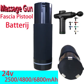 Originele 24V 2500/4800/6800Mah Massage Gun/Fascia Pistool Batterij Voor Verschillende Soorten  Pistolen/Fascia Pistolen