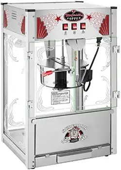 POPCORN Majestic Popcorn Machine - машина для приготовления попкорна коммерческого типа - Производит около 7,5 галлонов на порцию (16 унций).