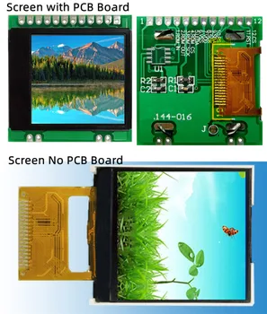 1,44-дюймовый 12PIN/18PIN SPI TFT LCD Цветной экран ST7735 (IC 128RGB) * 128