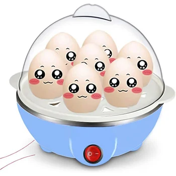 Пароварка для приготовления яиц на 7 яиц Многофункциональная электрическая яйцеварка быстрого приготовления с автоматическим выключением Универсальные инструменты для приготовления омлета Кухонная утварь для завтрака