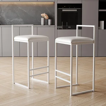 Металлические Пляжные Кухонные обеденные стулья, дизайнерские белые обеденные стулья для макияжа, Модная кофейная мебель HY50DC