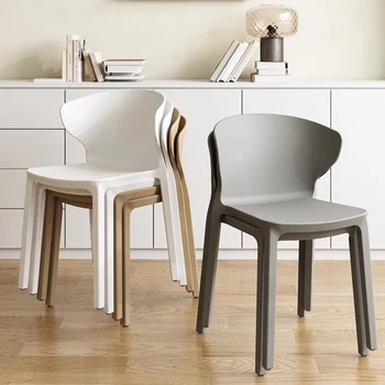 Пластиковый кухонный обеденный стул Современного европейского дизайна, Офисный обеденный стул, Гостиничный конференц-зал, Sillas De Comedores, Предметы домашнего обихода