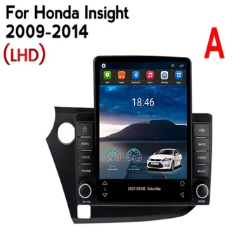 Для Tesla Style 2 Din Android 12 Автомагнитола Для Honda Insight LHD RHD 2009-2014-35 Мультимедийный Видеоплеер GPS Стерео Carplay DSP