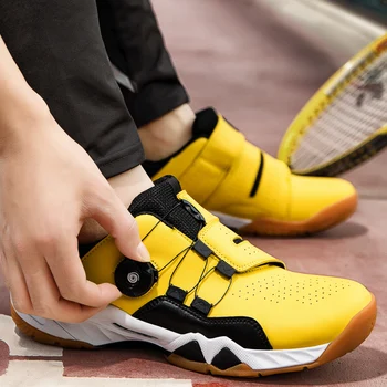 Профессиональная обувь для тенниса, прочная спортивная обувь, Женская Мужская дышащая обувь для бадминтона, обувь для настольного тенниса на открытом воздухе, большие размеры