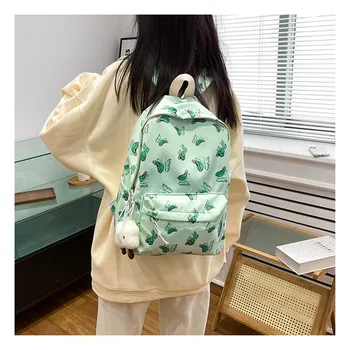 2023 Школьные сумки с принтом бабочки, студенческие рюкзаки Collenge, нейлоновые дорожные рюкзаки большой емкости для женщин, сумки через плечо
