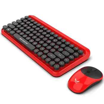 Набор клавиатуры и мыши 83XC 2. Беспроводные круглые кнопки, регулируемые клавиши, колпачки для ключей Offic