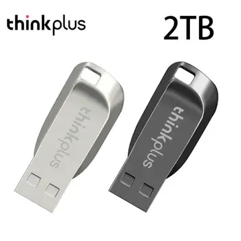 Оригинальный Lenovo USB3.0 2TB Флэш-накопитель Ленточного типа 1TB 512GB Высокоскоростной Металлический USB-накопитель Портативный SSD-Накопитель U-диск USB Memories