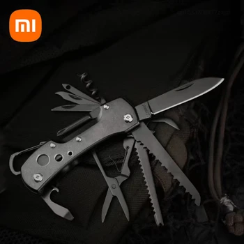 Xiaomi GHK 11 В 1 Швейцарский Нож Складной Армейский Edc Gear Knife Survive Карманный Охотничий Инструмент Для Кемпинга На Открытом воздухе Аварийные Комбинированные Инструменты