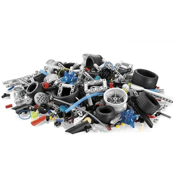 Технические Кирпичи Балки Колеса Шины Оси Детали Кабельных Разъемов NXT подходят для Робота EV3 45544 Core Set Mindstorms AIDS 9898 Toys