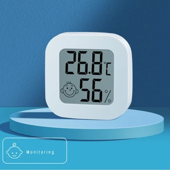 Беспроводной влагомер для измерения температуры с интеллектуальным ЖК-цифровым экраном Thermom