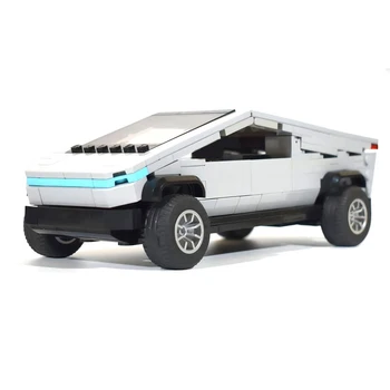 MOC Creative Expert Мини-автомобиль, набор строительных блоков, модель полицейского автомобиля, Классическая гоночная модель, Кирпичный мальчик, игрушки для подарков на день рождения