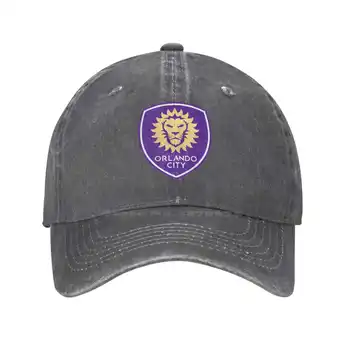 Графическая повседневная джинсовая кепка с логотипом Orlando City, вязаная шапка, бейсболка