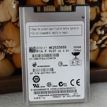 Для Toshiba 5400 До 1,8-дюймового последовательного порта SATA 250G Жесткий диск для ноутбука MK2533GSG MK2529GSG MK2533GSG