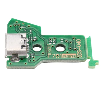 4X Для контроллера PS4 Разъем Для зарядки Micro-USB Печатная плата JDS-040 12-Контактный Кабельный Порт