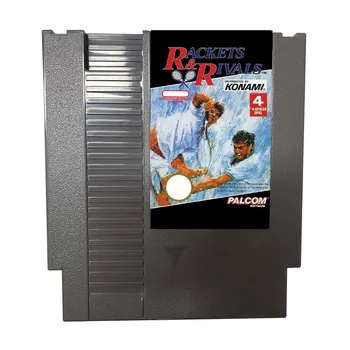 Игровой картридж Rackets & rivals с 72 контактами для 8-разрядных игровых консолей NES NTSC и PAl
