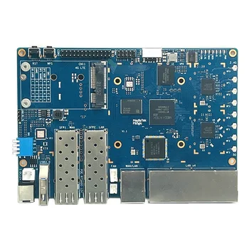 Для Banana Pi BPI R3 Плата Разработки Маршрутизатора с открытым исходным кодом MediaTek MT7986 Quad Core 2G DDR3 RAM + 8G EMMC Flash 2 SFP