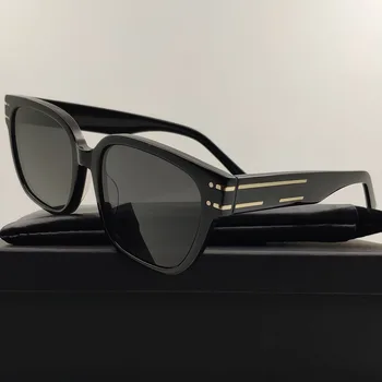 Распродажа Горячих Ацетатных Женских Классических Черных солнцезащитных очков для женщин Fashion Woman Brand Designer Солнцезащитные Очки в стиле Стимпанк UV400