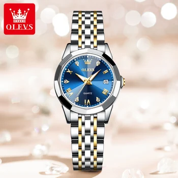 OLEVS 9931 Простые женские часы, ультратонкие кварцевые часы, водонепроницаемые часы, дизайнерские часы известных брендов